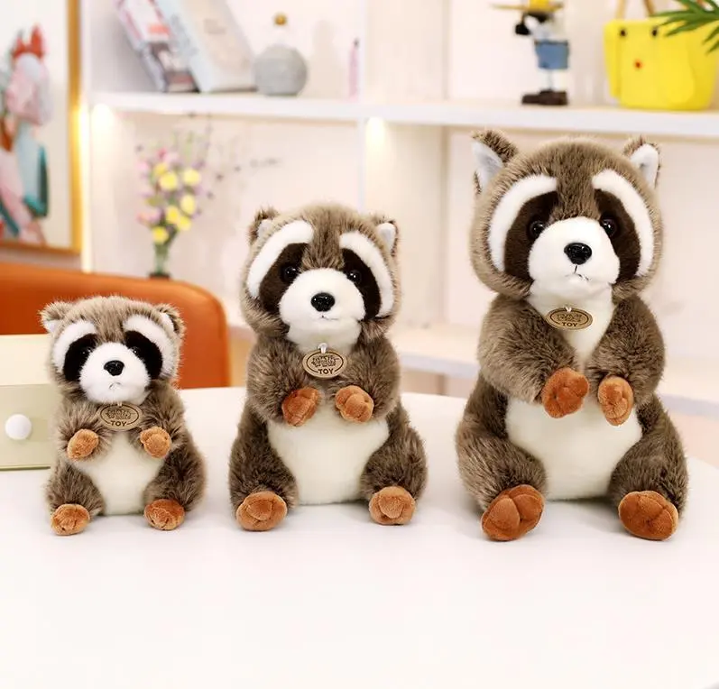 Peluche de mapache realista, personalizado, OEM y ODM. 1