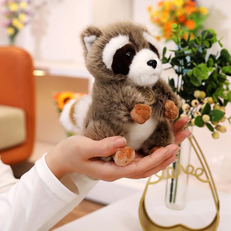 Peluche de mapache realista, personalizado, OEM y ODM. 8