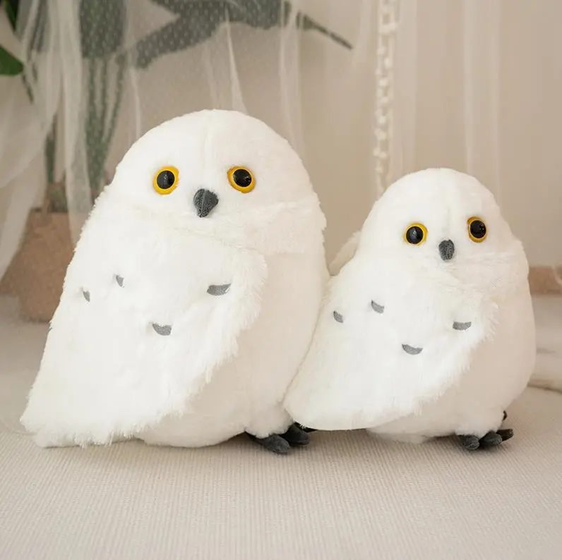 Custom Wholesale Cute Simulation Stuffed Animal Lifelike Owl Plush Toy Creative Stuffed Plush Owl Doll 1