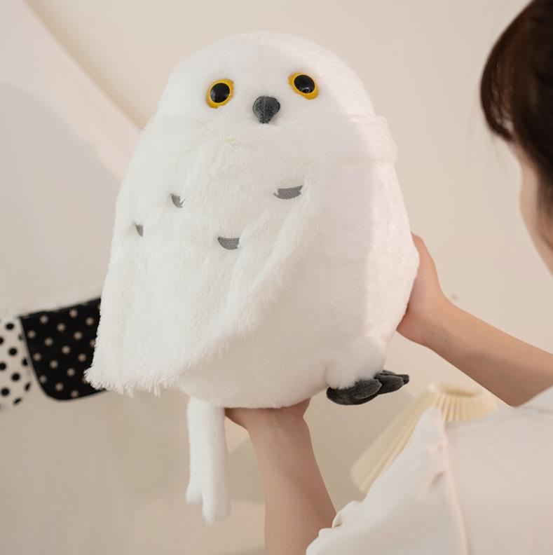 Custom Wholesale Cute Simulation Stuffed Animal Lifelike Owl Plush Toy Creative Stuffed Plush Owl Doll 8