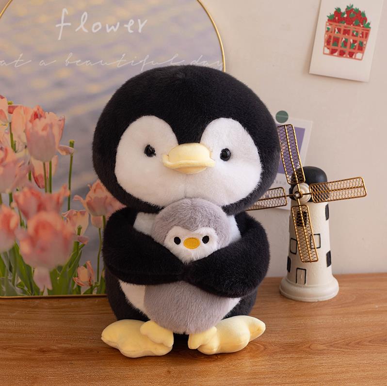 Custom Lovely Elephant Pig Stuffed Toys Black Penguin Plush Toy Soft Doll Children Gifts 13