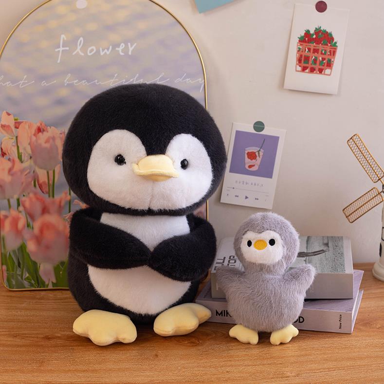 Custom Lovely Elephant Pig Stuffed Toys Black Penguin Plush Toy Soft Doll Children Gifts 9