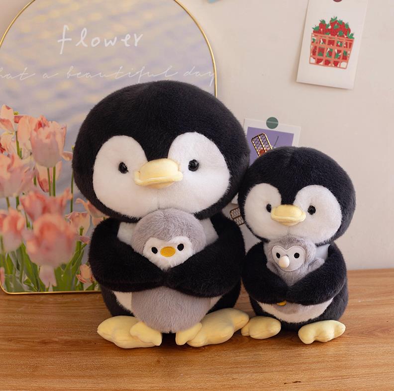 Custom Lovely Elephant Pig Stuffed Toys Black Penguin Plush Toy Soft Doll Children Gifts 10