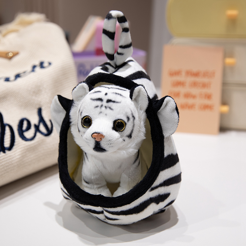 Stuffed soft sleeping rabbit and puppy and cat animal toy plush cute sleeping doll 2