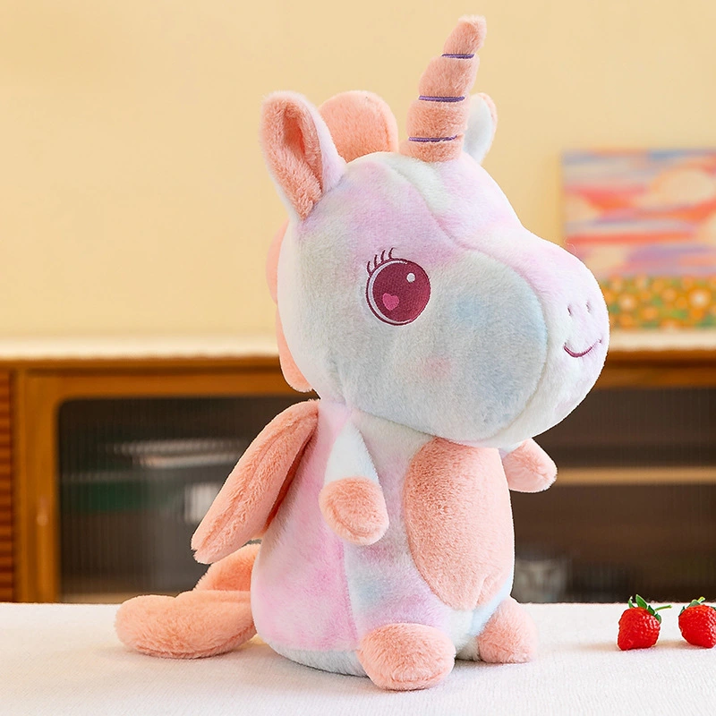 New Gradient Color Soft Unicorn Plush Toys for Children Custom Plush Toy Animal 1