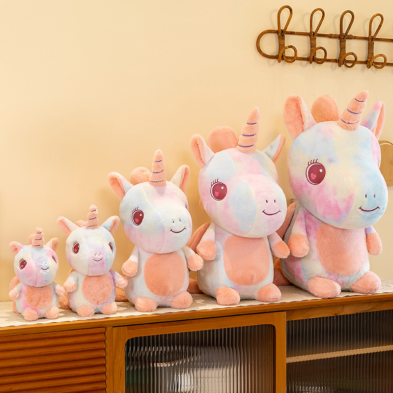 New Gradient Color Soft Unicorn Plush Toys for Children Custom Plush Toy Animal 9