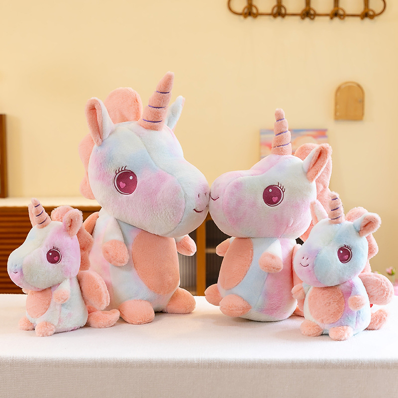 New Gradient Color Soft Unicorn Plush Toys for Children Custom Plush Toy Animal 11