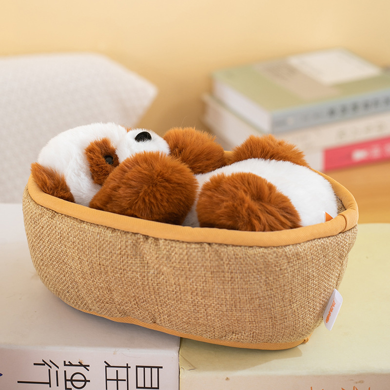 Fluffy Sleeping Cat Realistic Plush Sleep Cat Plush Stuffed Custom Plush Toy Animal 9