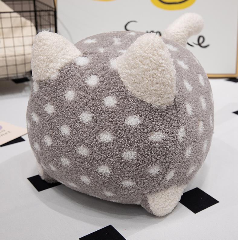 Coussin ultra doux en forme de gros chat noir, peluche, jouet, coussin de canapé. 8