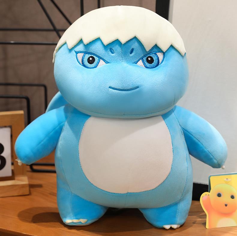 Custom Blue Dragon Plush Doll Comfortable Fat Baby Girl Dragon Stuffed Animl Pillow Plush Toy 13