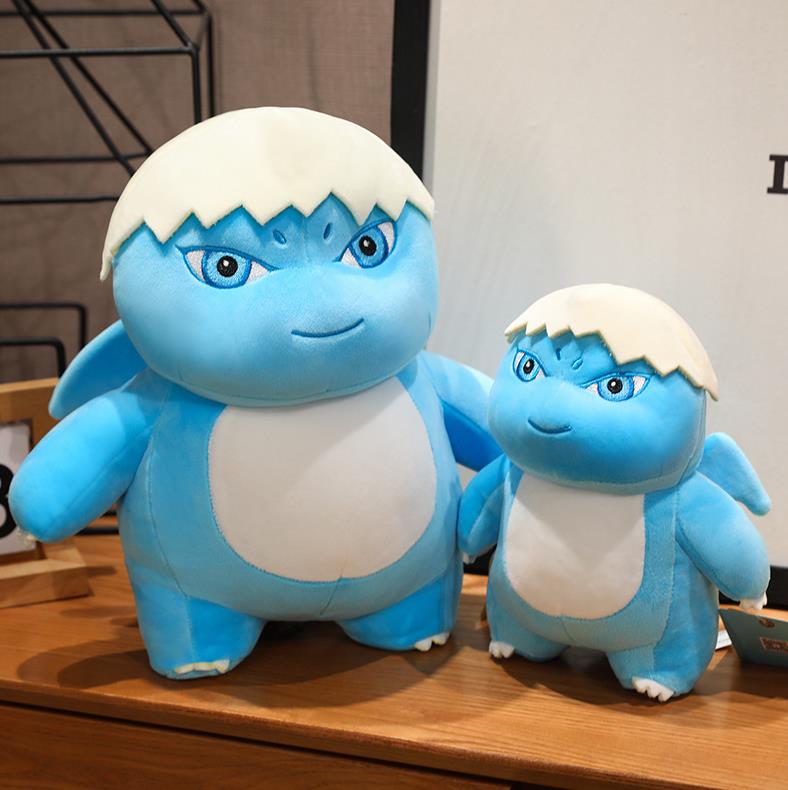 Custom Blue Dragon Plush Doll Comfortable Fat Baby Girl Dragon Stuffed Animl Pillow Plush Toy 11