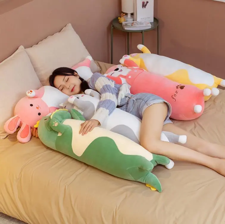 Muñeco de peluche personalizado con forma de gato, conejo, unicornio y zorro 1