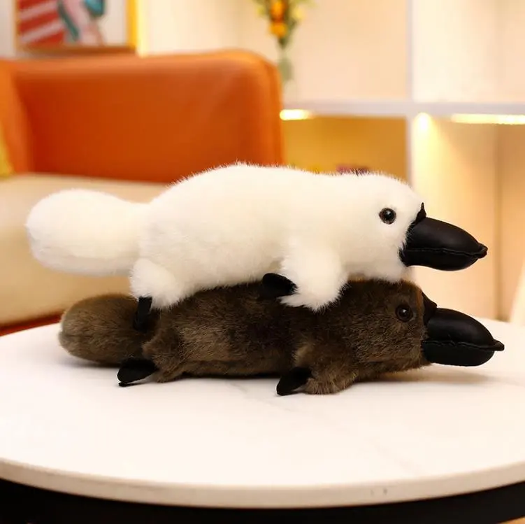 Cómodos juguetes de peluche de ornitorrinco de alta calidad. Almohada de animales de ornitorrinco de peluche. 1