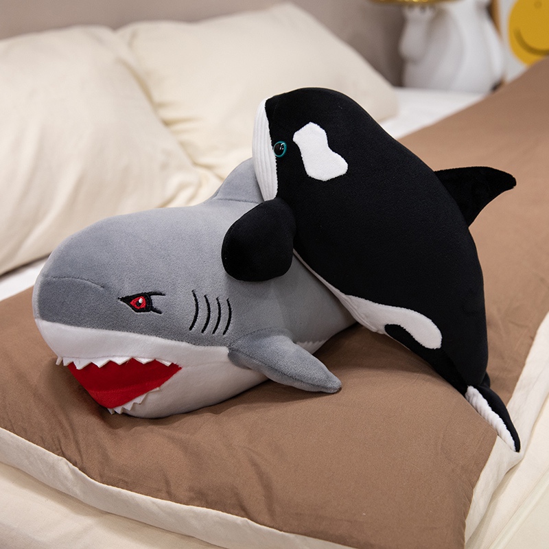 Comfortable Shark Plush Toy Custom Plush Toy Animal Led Night Lamp Plush Toy 8