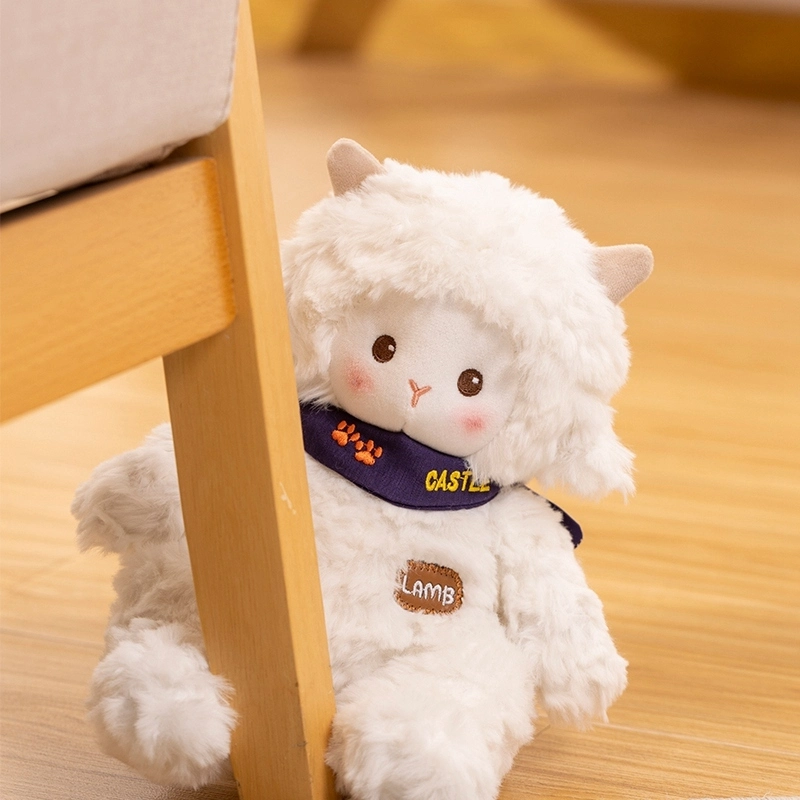 Eco friendly Custom Cute Stuffed Sheep plush doll beautiful doll 1