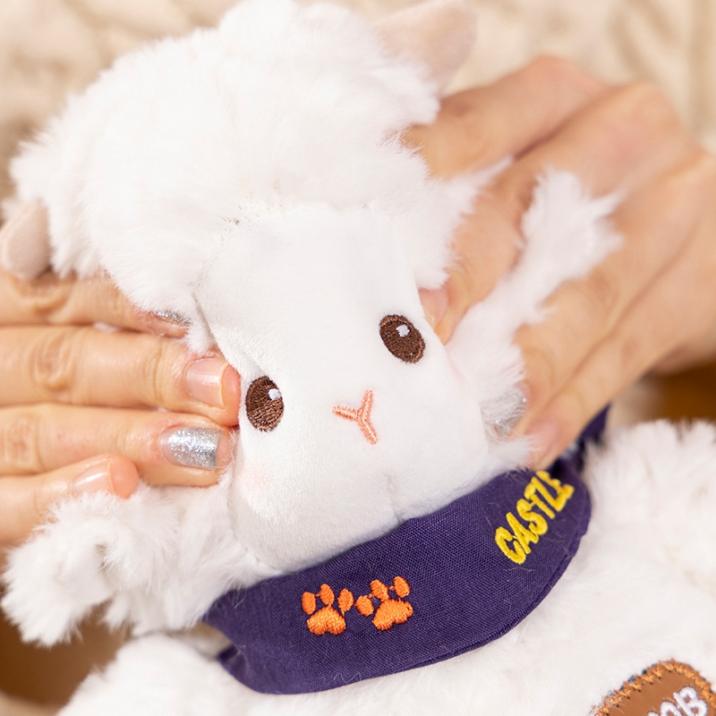 Eco friendly Custom Cute Stuffed Sheep plush doll beautiful doll 4