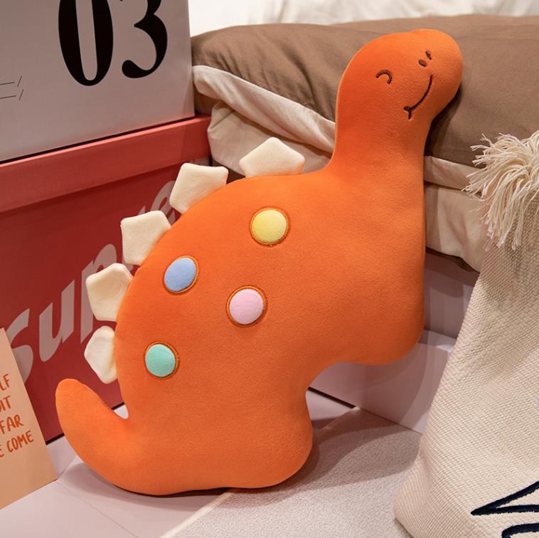 Super Soft Cute Green Dinosaur Stuffed Animal Toys Dinosaur Plush Pillow Baby Kids Cushion Wholesale 9