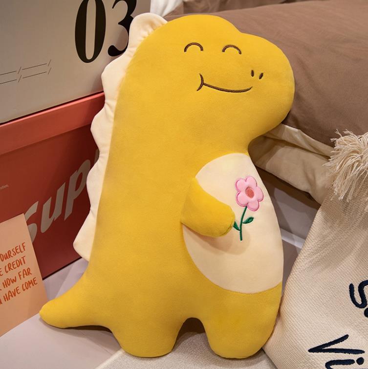 Super Soft Cute Green Dinosaur Stuffed Animal Toys Dinosaur Plush Pillow Baby Kids Cushion Wholesale 10