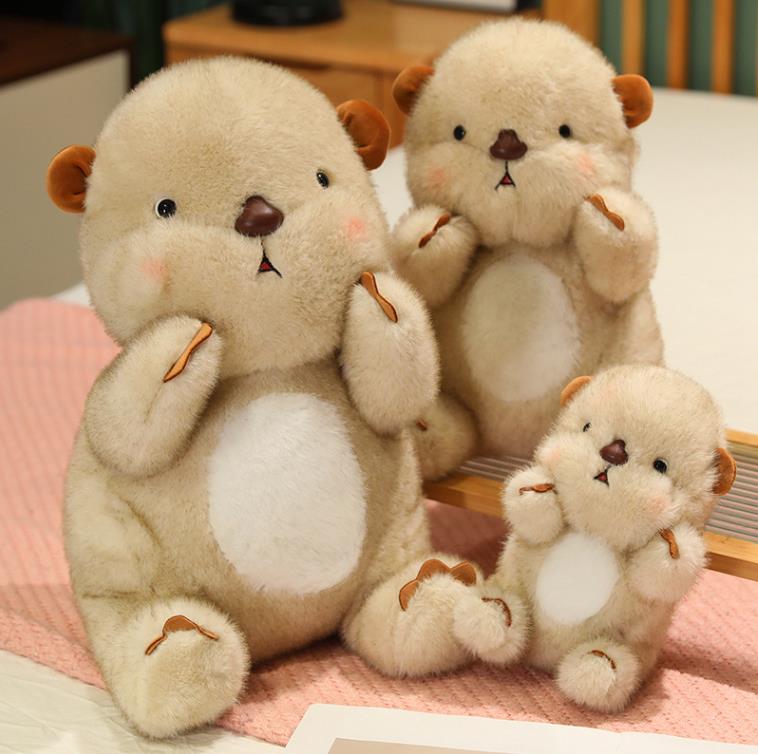 New Customized Sea Otter Stuffed Animal Toys Cute Otter Plush Toy Dolls Children Gift 9