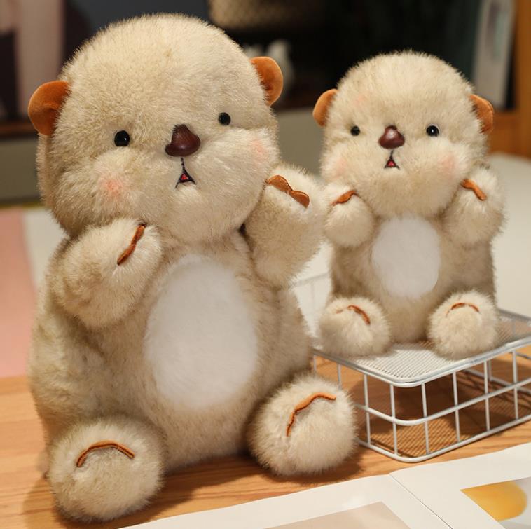 New Customized Sea Otter Stuffed Animal Toys Cute Otter Plush Toy Dolls Children Gift 10