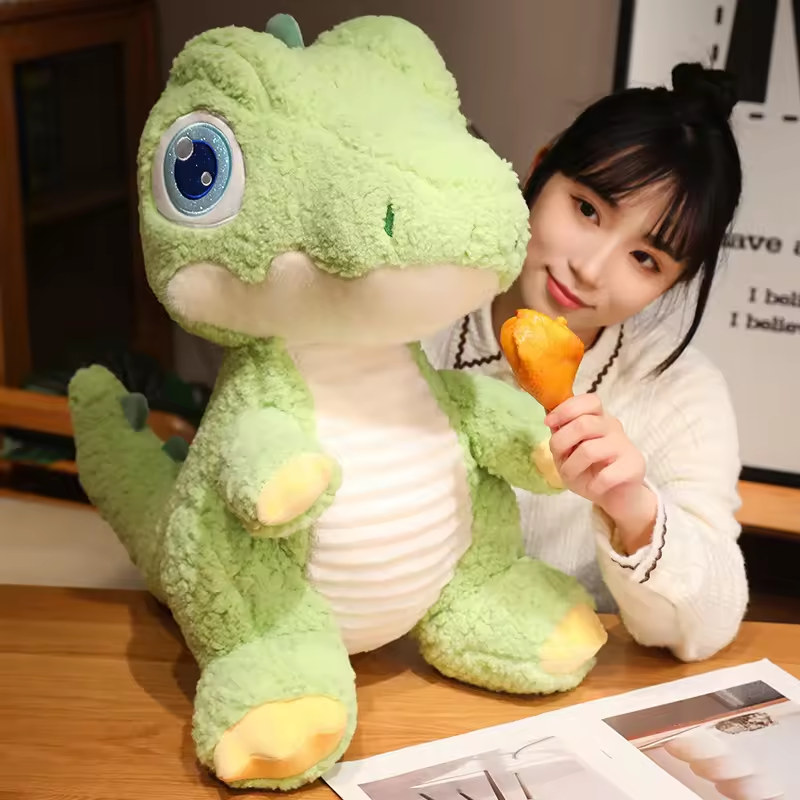 New Design Customized Stuffed Animal Toy Big Eyes Dinosaur Soft Doll 5