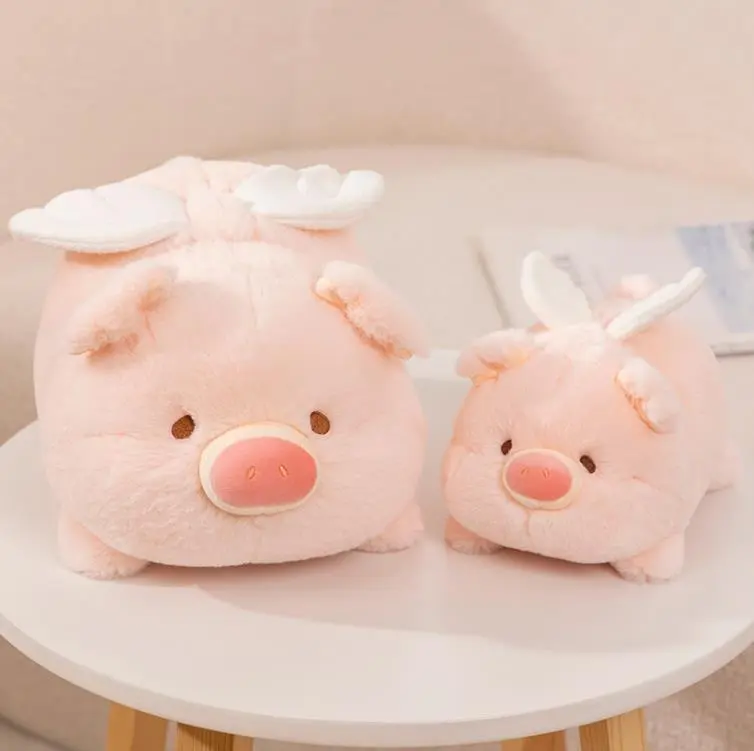 Wholesale OEM&amp;ODM Cute Pink Pig Plush Toy Soft And Comfortable Piggy Stuffed Animal Cushion 1