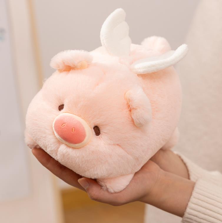 Wholesale OEM&ODM Cute Pink Pig Plush Toy Soft And Comfortable Piggy Stuffed Animal Cushion 9