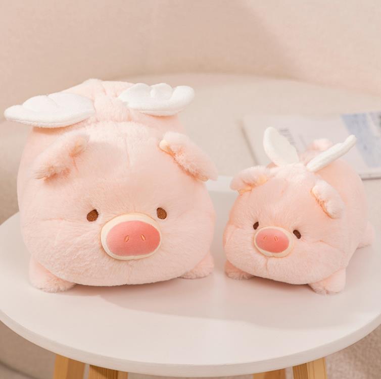 Wholesale OEM&ODM Cute Pink Pig Plush Toy Soft And Comfortable Piggy Stuffed Animal Cushion 11