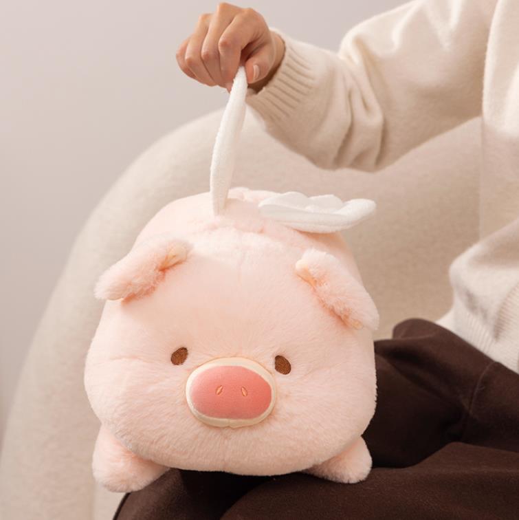 Wholesale OEM&ODM Cute Pink Pig Plush Toy Soft And Comfortable Piggy Stuffed Animal Cushion 8