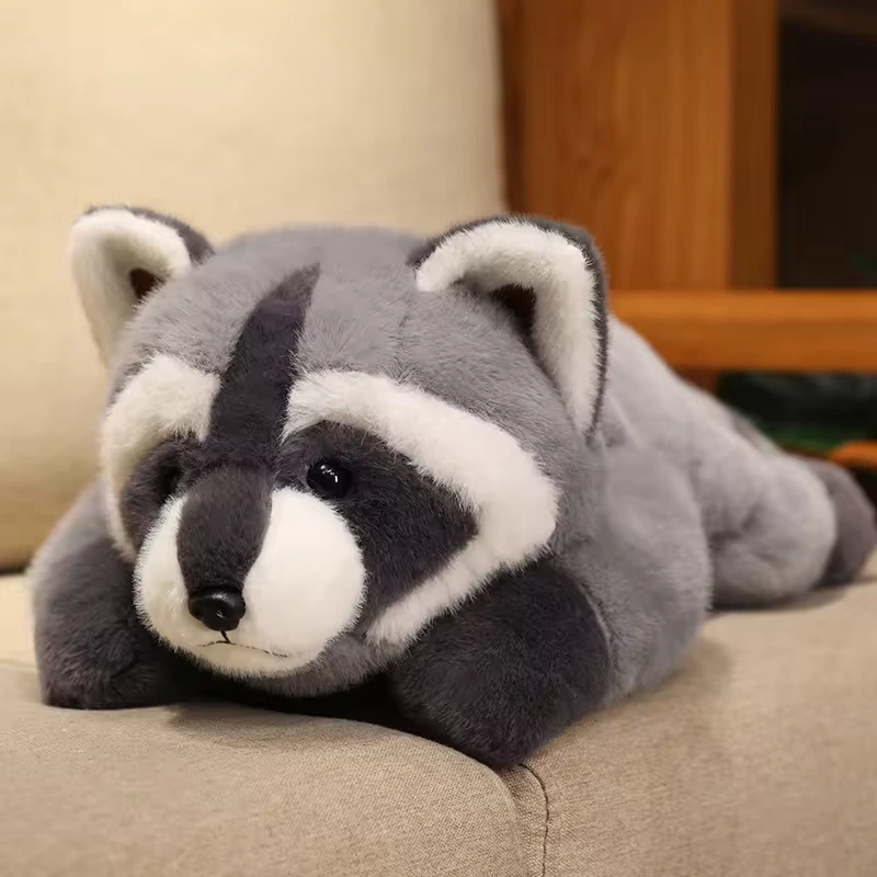 Wholesale Customized Stuffed Animal Raccoon Plush Toy Soft Plush Doll Gift 1