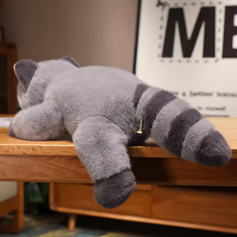 Wholesale Customized Stuffed Animal Raccoon Plush Toy Soft Plush Doll Gift 4