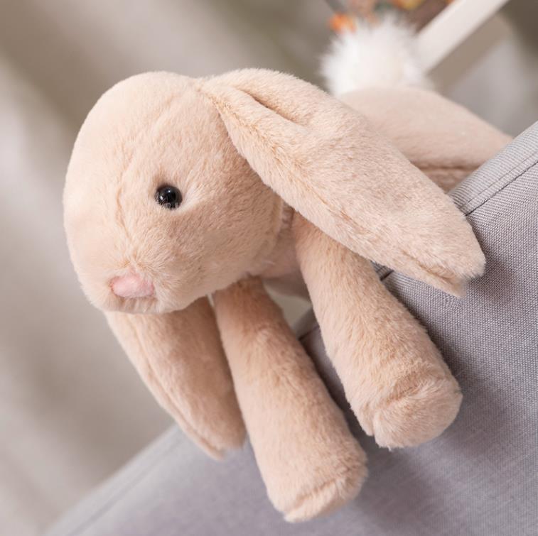 Custom Stuffed Animal Toys Long Ear Rabbit Plush Pillow Sleeping Dolls Baby Girl Bunny Toys 11