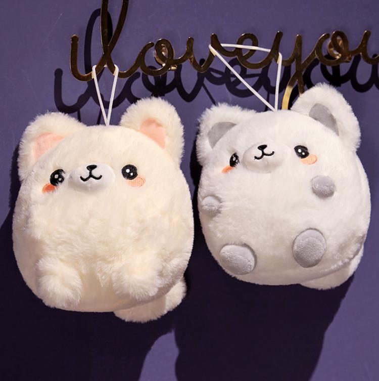 Custom Cartoon Furry Cat Stuffed Animal Toys Squish Soft Anime Plush Toy Pillows Baby Kids Dolls 23