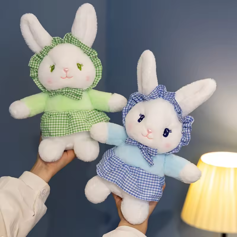 New Design Customized Stuffed Cute Animal Lolita Rabbit Toy Children Gifts 4