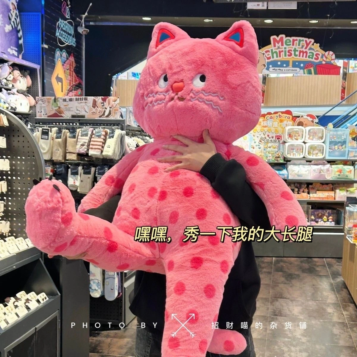 Children Toys Cute Pink Plush Cat Pillow Custom Cat Plush 1