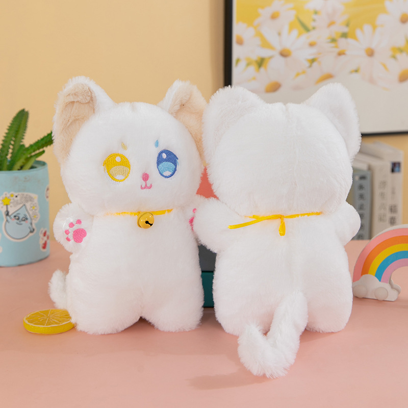 Cartoon Birthday Gift Black Cat Plush Toys for Children Custom Cat Plush 8