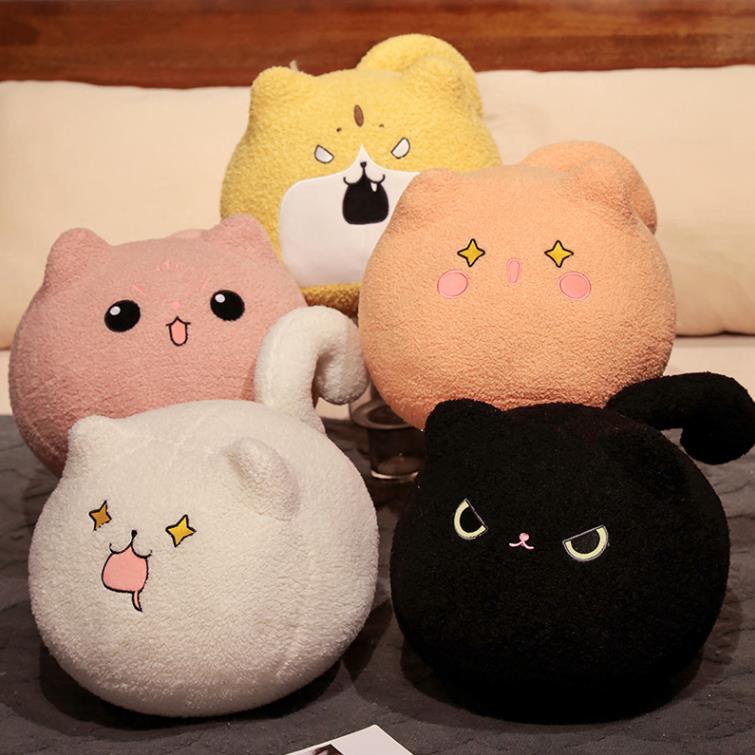 Quality Cute Cat Plush Toys Fat Round Cat Stuffed Animal Toys Soft Pillow Gifts 8