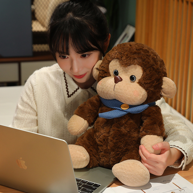 Eco friendly Custom Cute Stuffed monkey plush doll 3