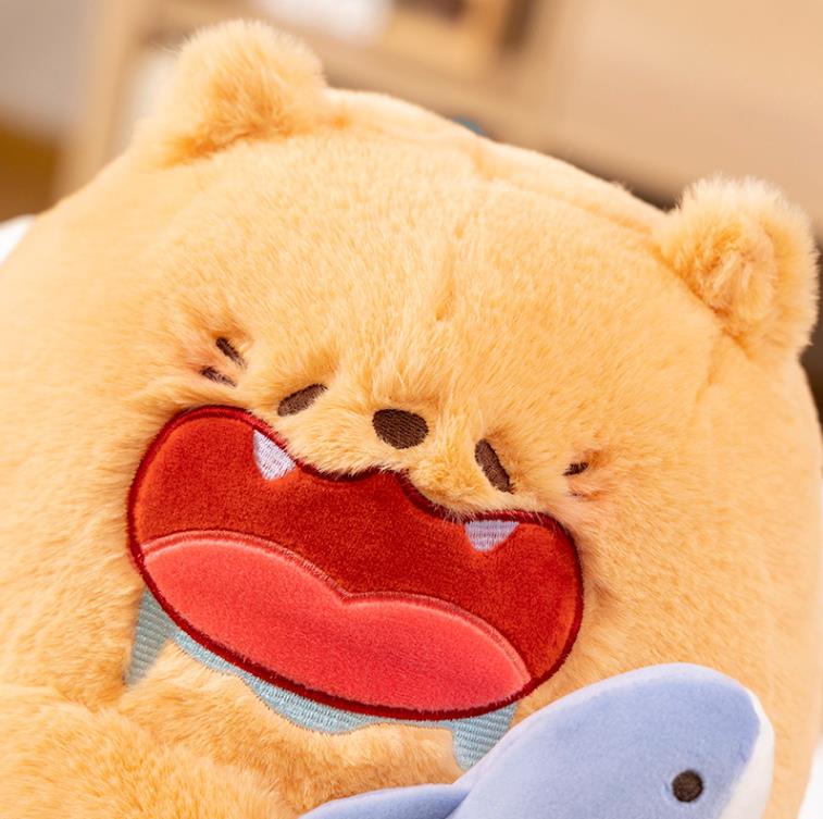 Super Cute Soft Cat Plush Toys Kawaii Cat stuffed animal Toys With Shark Dolls Pillows 8