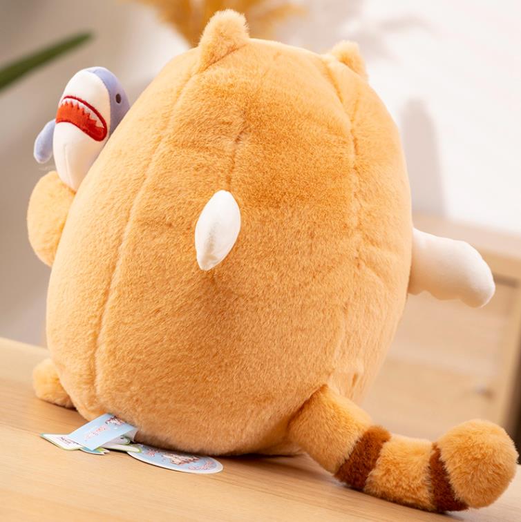 Super Cute Soft Cat Plush Toys Kawaii Cat stuffed animal Toys With Shark Dolls Pillows 9