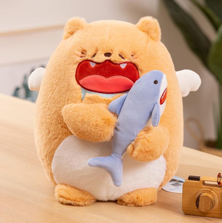 Super Cute Soft Cat Plush Toys Kawaii Cat stuffed animal Toys With Shark Dolls Pillows 13