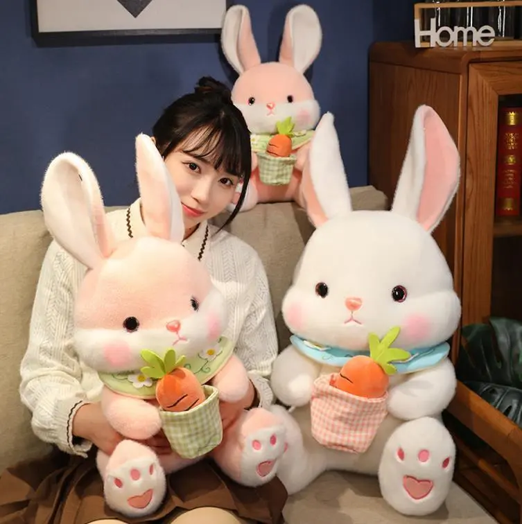 Quality Cute Rabbit Plush Stuffed Animal Toys Pillow Soft Bunny Pillow Plush Toy Gifts 1