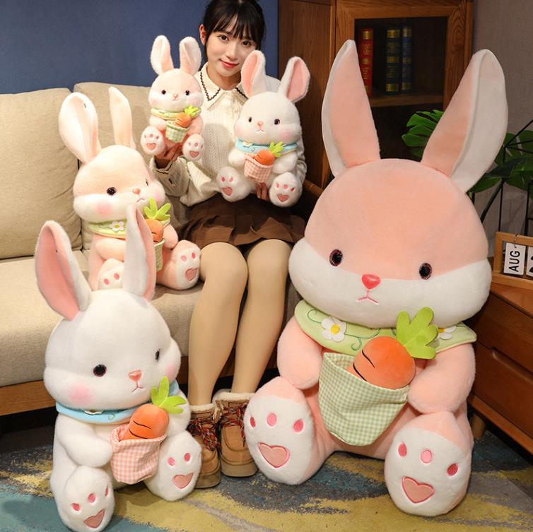 Quality Cute Rabbit Plush Stuffed Animal Toys Pillow Soft Bunny Pillow Plush Toy Gifts 9