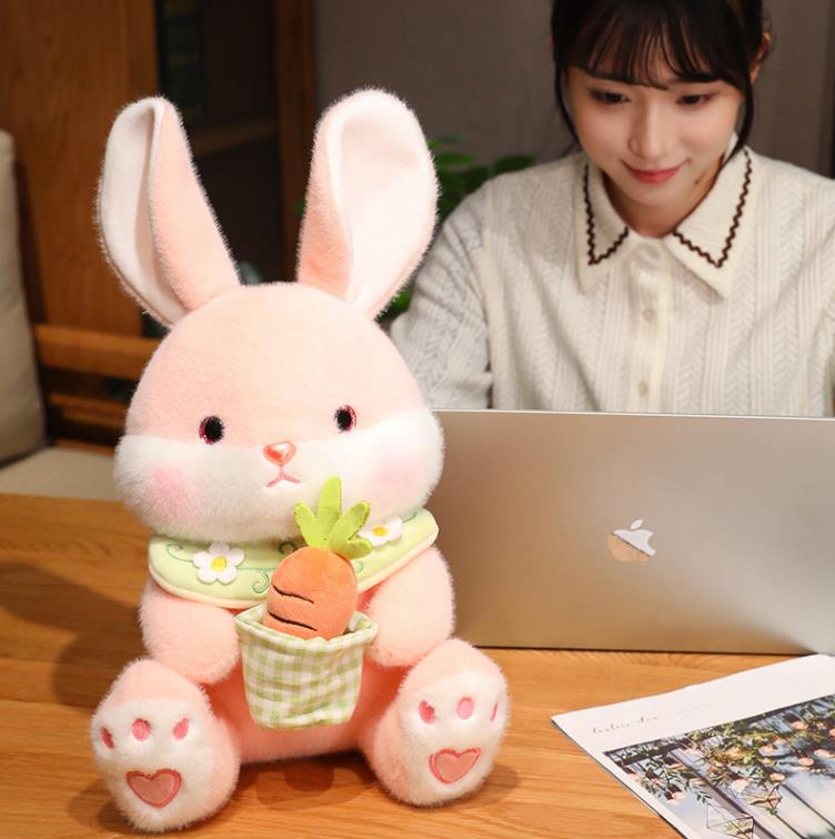 Quality Cute Rabbit Plush Stuffed Animal Toys Pillow Soft Bunny Pillow Plush Toy Gifts 12