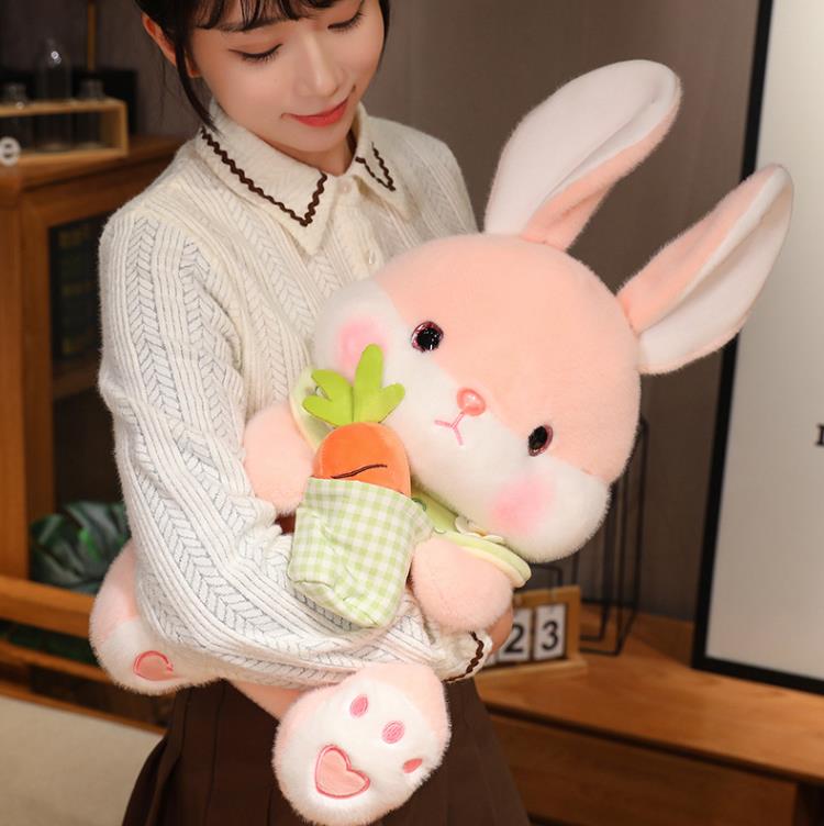 Quality Cute Rabbit Plush Stuffed Animal Toys Pillow Soft Bunny Pillow Plush Toy Gifts 11