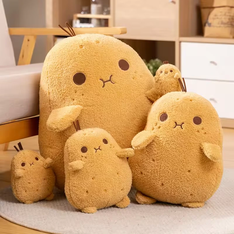 Wholesale Potato Fluffy Stuffed Plush Toy Cute Potato Soft Pillow Plush Doll 1