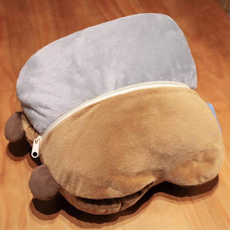 Customize cartoon animal capybara stuffed toys Wholesale hand warmer plush pillow 16