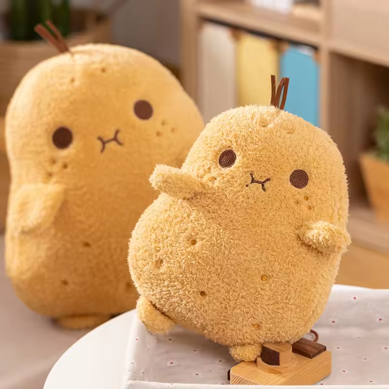 Wholesale Potato Fluffy Stuffed Plush Toy Cute Potato Soft Pillow Plush Doll 5
