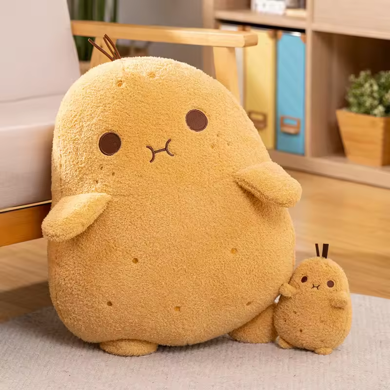 Wholesale Potato Fluffy Stuffed Plush Toy Cute Potato Soft Pillow Plush Doll 6