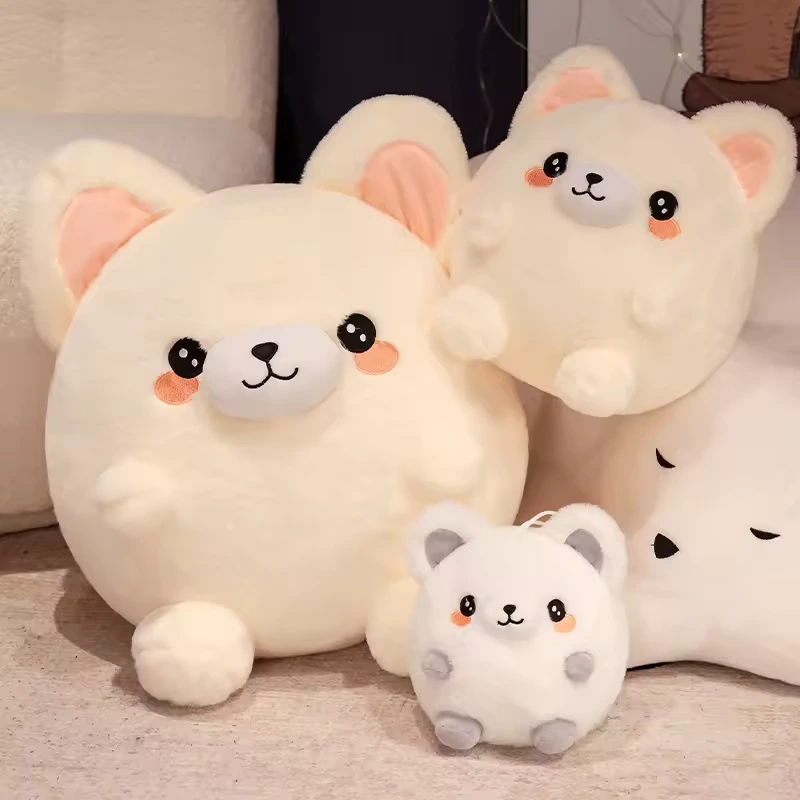 Stuffed Cute Design Soft Pillow Fox Cat Stuffed Animal Plush Toy 1